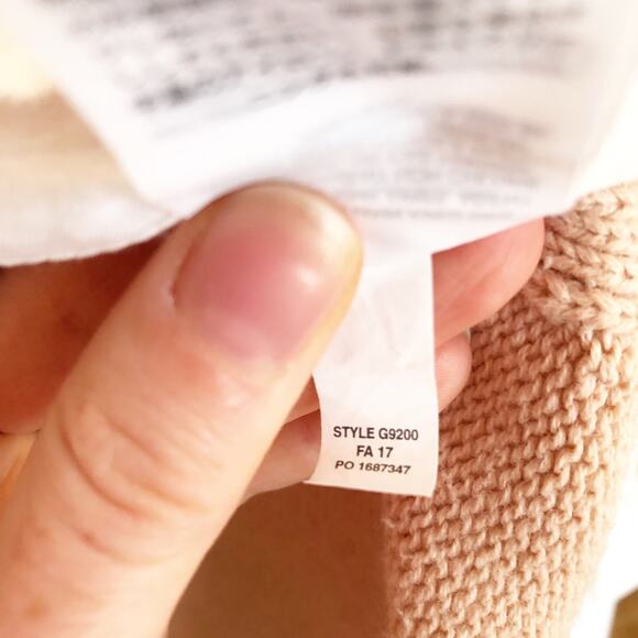 J.Crew White and Tan Eyelet Sweater Top - Picture 7 of 9